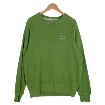 Lacoste ラコステ オーガニックコットン 鹿の子 クルーネックスウェットトレーナー グリーン SH2174 Size M 福生店