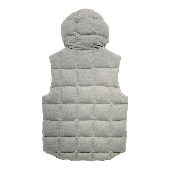 MONCLER モンクレール CHARTREUSE GILET フード ダウンベスト コットン グレー Size 1 瑞穂店
