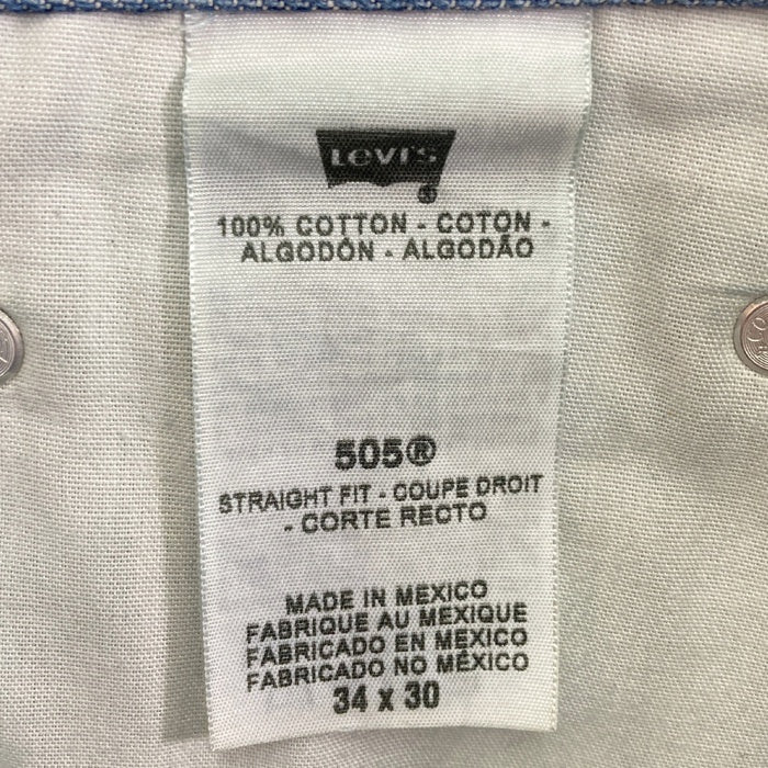 Levi's リーバイス 505 メキシコ製 ボタン裏4002 デニムパンツ インディゴ sizeW34 瑞穂店