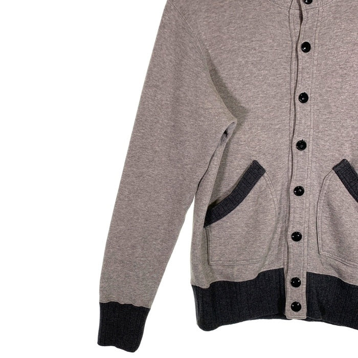 Dapper's ダッパーズ 裏起毛 ボタンフロント パーカー フーディー グレー Size 38 福生店