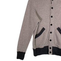 Dapper's ダッパーズ 裏起毛 ボタンフロント パーカー フーディー グレー Size 38 福生店