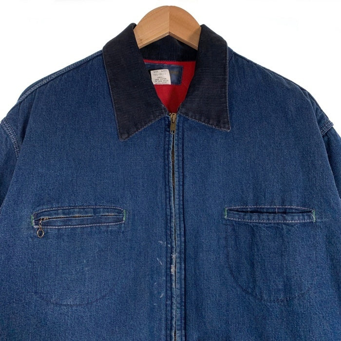 70's OSHKOSH オシュコシュ デニムワークジャケット 裏キルティング インディゴ 701-8212 USA製 Size 46R 福生店