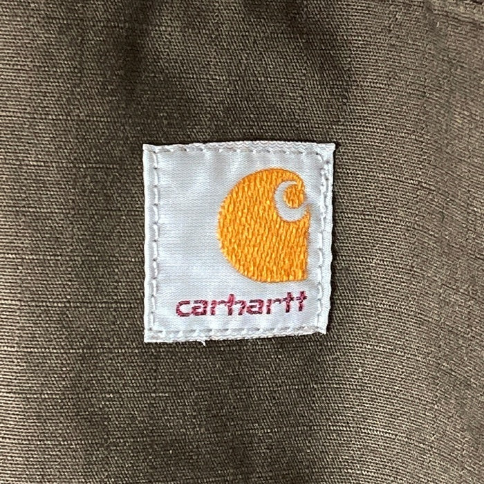 Carhartt カーハート Chatfield jacket 裏キルティング 企業ロゴ シャツジャケット ブラウン sizeL 瑞穂店