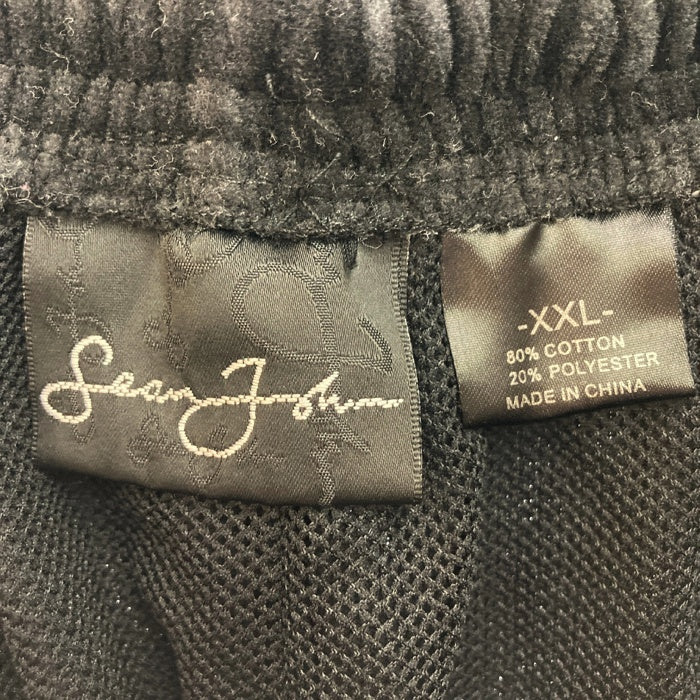Sean John ショーンジョン ベロア パンツ ブラック sizeXXL※焼けあり 瑞穂店
