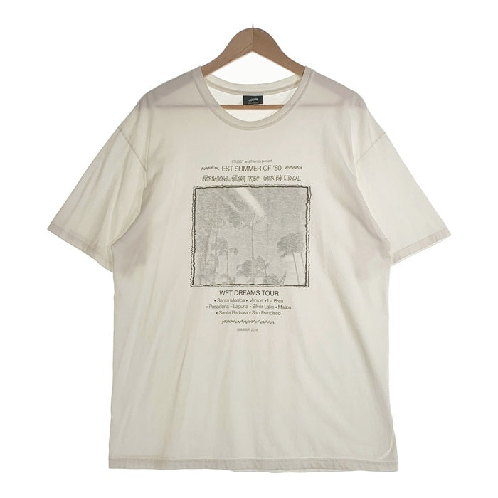 STUSSY ステューシー EST SUMMER OF ’80 フォトプリントTシャツ ホワイト Size L 福生店