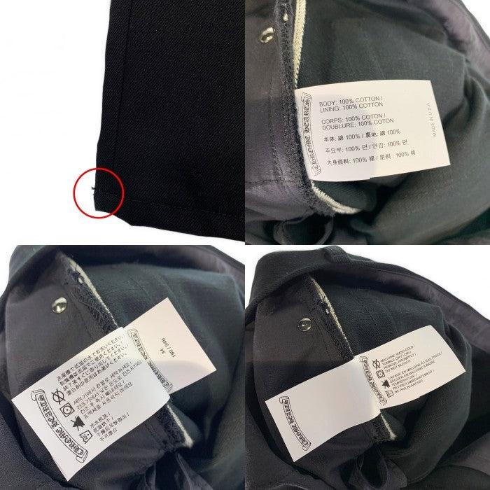 Chrome Hearts クロムハーツ フレアニー ストレート ブラックデニムパンツ Size 34 福生店