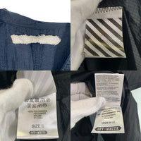 OFF-WHITE オフホワイト プルオーバー ナイロン ポンチョ アノラック ジャケット ブラック Size S 福生店