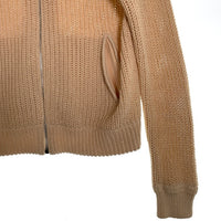 The Blurred Clothing ブラードクロージング ジップアップ ニットセーター アイボリー Lot154 Size 36 福生店