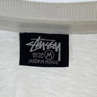 STUSSY ステューシー Midnight Insanity ミッドナイトインサニティ Tシャツ ホワイト sizeM 瑞穂店