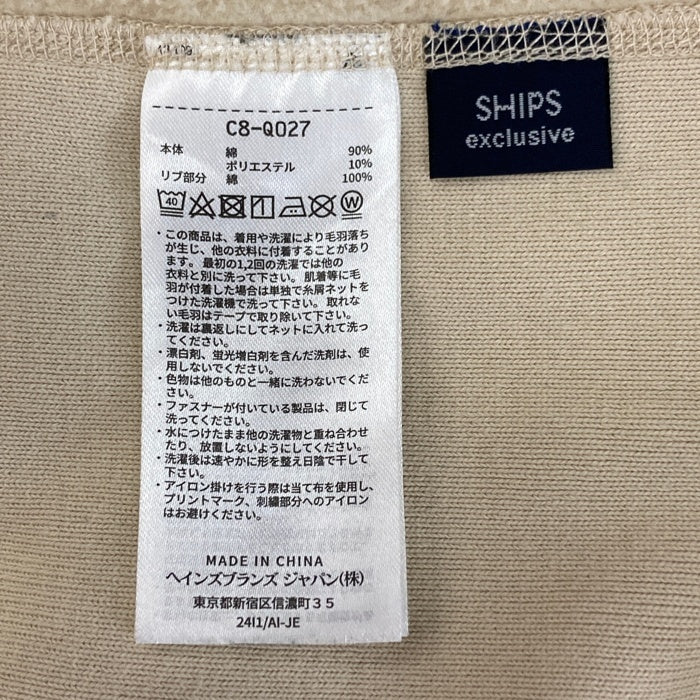 Champion チャンピオン × SHIPS シップス C8-Q027 Reverse Weave リバースウィーブ モックネック スウェット ベージュ sizeL 瑞穂店