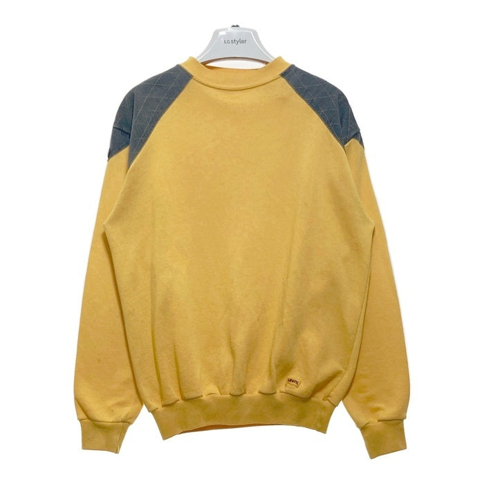 Levi's リーバイス イタリア製 肩デニム切替 スウェットトレーナー イエロー sizeL 瑞穂店