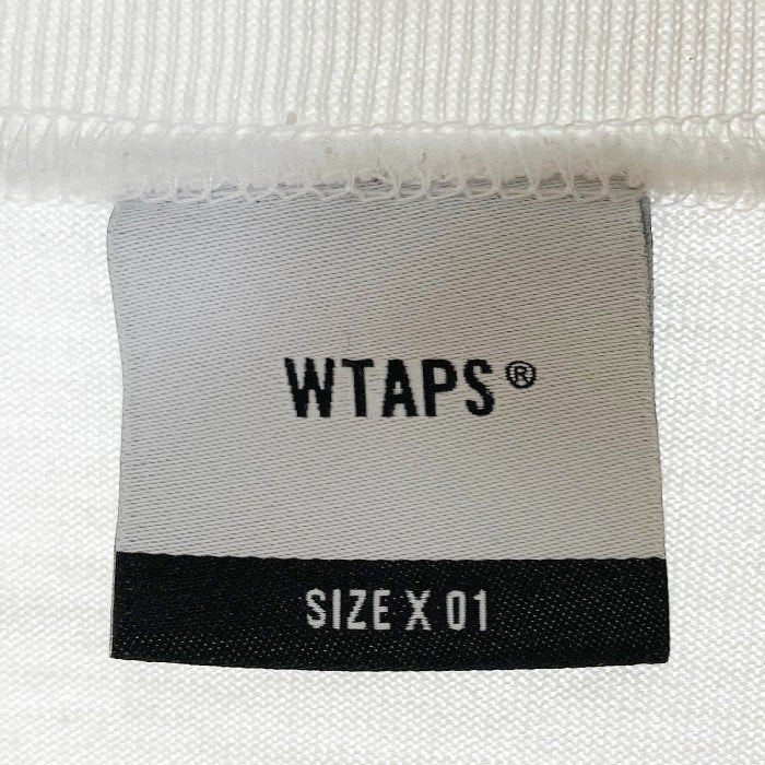 WTAPS ダブルタップス 19SS 191ATDT-CSM13 GPS DESIGN TEE デザイン Tシャツ ホワイト size01 瑞穂店