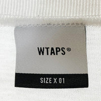 WTAPS ダブルタップス 19SS 191ATDT-CSM13 GPS DESIGN TEE デザイン Tシャツ ホワイト size01 瑞穂店