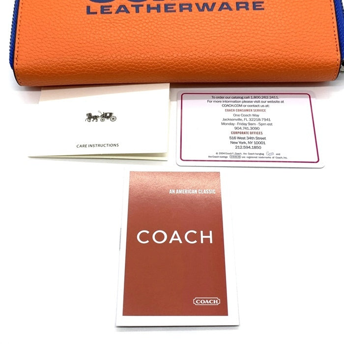 COACH コーチ C6699 ラウンドファスナーレザーウォレット 長財布