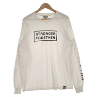 CAPTAINS HELM キャプテンズヘルム 21SS Villagedoor ビレッジドア STRONGER TOGETHER L/S TEE  プリント ロングスリーブTシャツ ホワイト Size L 福生店