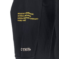 Carhartt WIP カーハート HERON PRESTON ヘロンプレストン LS TEE ロングスリーブTシャツ ブラック 刺繡 HMAB005F18719057 Size M 福生店