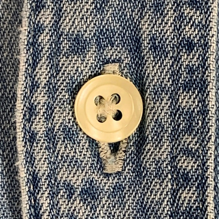 J.CREW ジェイクルー ボタンダウンデニムシャツ ライトブルー USA製 Size XL 福生店