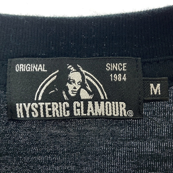 HYSTERIC GLAMOUR ヒステリックグラマー 02211CT11 YANKEE GIRLＴシャツ ブラック sizeM 瑞穂店