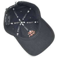 SEE SEE シーシー NEW ERA ニューエラ 9TWENTY 刺繍ロゴ 6パネルキャップ ベースボール ブラック 福生店