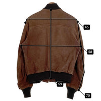 Schott ショット Suede Bomber Jacket スエード ボンバージャケット ブラウン USA製 Size 40 福生店