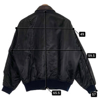 90's BE-HOT LIMITED ビーホット B-15型 レザーカラー ミリタリー フライトジャケット ブラック 8440-4131 Size M 福生店