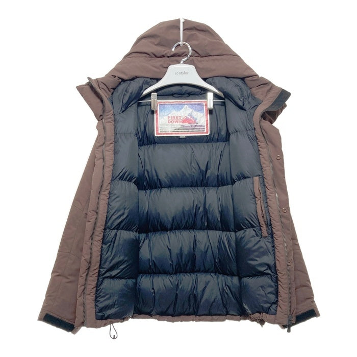FIRST DOWN ファーストダウン WRAP DOWN PARKA ダウンパーカ ジャケット ブラウン F742006  Size M 瑞穂店