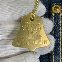 TROPHY CLOTHING トロフィークロージング W Knee Standard Dirt Denim ダブルニー スタンダードダートデニムパンツ インディゴ Lot 1606 Size 34 福生店