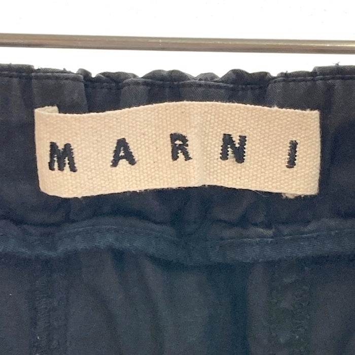 MARNI マルニ コットン テーパードパンツ サルエル ブラック S15PUMUR04A00TCK56-00N99 Size 44 瑞穂店