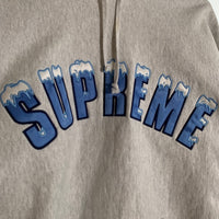 SUPREME シュプリーム 20AW Icy Arc Hooded Sweatshirt アイシー アーク フーデッド スウェットシャツ プルオーバー フーディー パーカー アッシュグレー Size L 福生店