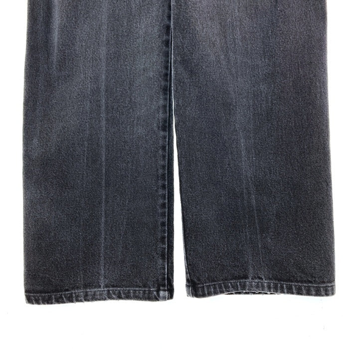 Wrangler ラングラー 13MWZWK ブロークンツイル ブラックデニムパンツ ブラック size36 瑞穂店