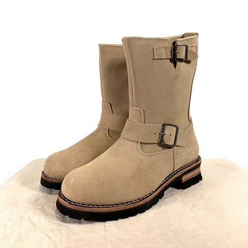 Schott ショット スウェード エンジニアブーツ ベージュ S23001 Size 26.5cm 福生店