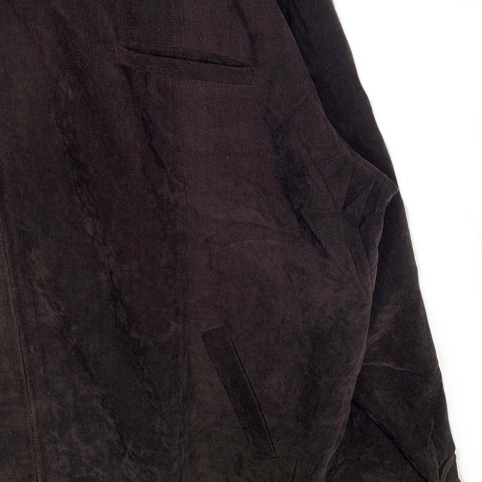 90's~ COUPE DELUX コープデラックス ジップアップジャケット ダークブラウン 中国製 Size XL 福生店