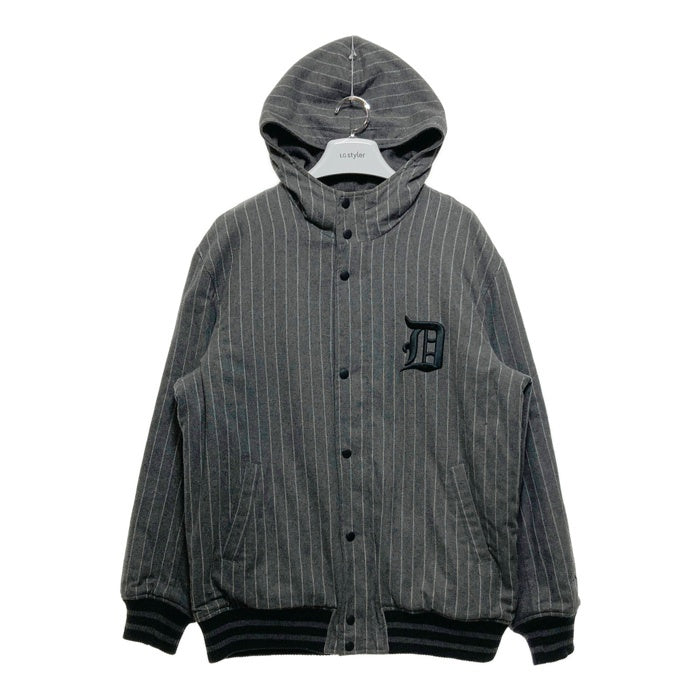 DOUBLE STEAL ダブルスティール 中綿ジャケット ピンストライプ グレー sizeXL 瑞穂店