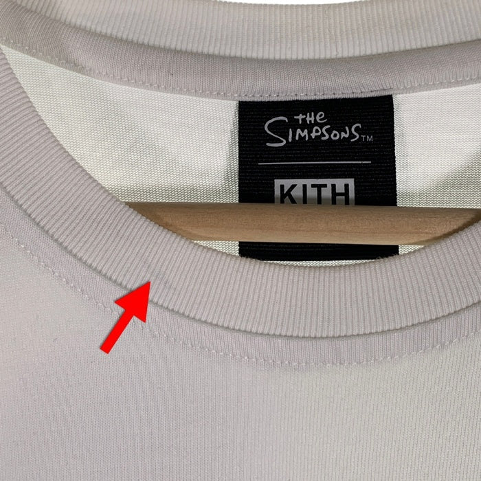 KITH NYC キス 21SS The Simpsons シンプソンズ Sports Family Tee Tシャツ ホワイト ボックス刺繡ロゴ バックプリント Size M 福生店