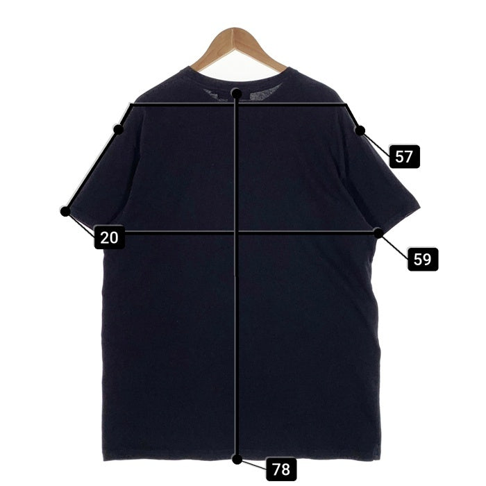 90-00's POLO SPORT ポロスポーツ ワンポイント刺繡 クルーネック Tシャツ ネイビー Size L 福生店