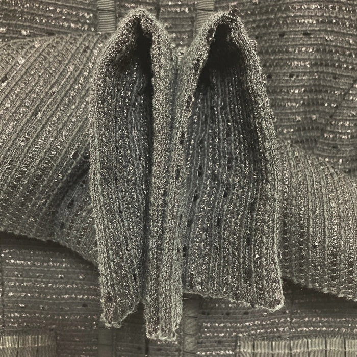 ANAYI ブラック レース ノーカラージャケット ANAYI アナイ ノーカラー ジャケット ブラック size36 瑞穂店