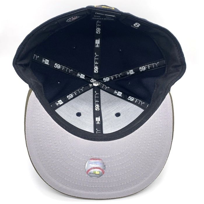 NEW ERA ニューエラ 59FIFTY Newyork Mets ニューヨークメッツ ベースボール キャップ ネイビー オリーブ Size 8 (63.5cm) 福生店