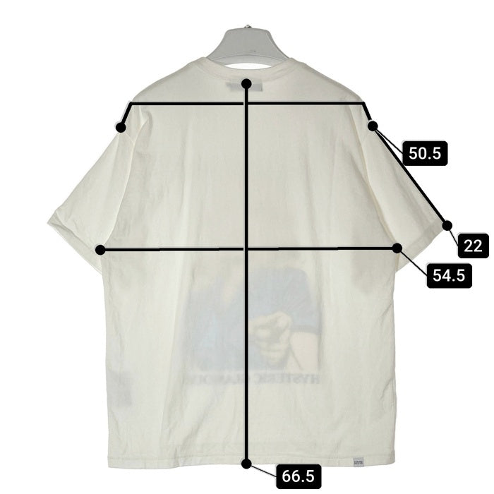 HYSTERIC GLAMOUR ヒステリックグラマー 02221CT15 WHAT YOU GET Tシャツ ホワイト sizeL 瑞穂店