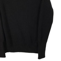 ANDERSEN ANDERSEN アンデルセンアンデルセン タートルネック ハイネック ウール リブニットセーター ブラック フィンガーホール Size XS 福生店