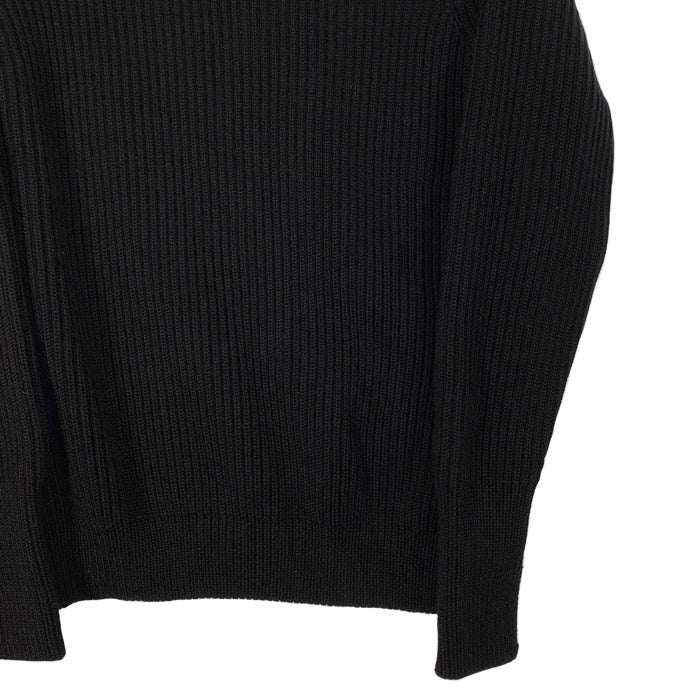 ANDERSEN ANDERSEN アンデルセンアンデルセン タートルネック ハイネック ウール リブニットセーター ブラック フィンガーホール Size XS 福生店