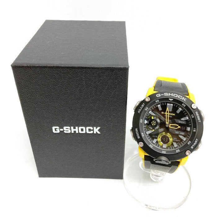 CASIO カシオ G-SHOCK Gショック カーボンコアガード GA-2000 アナデジ 腕時計 イエロー 瑞穂店