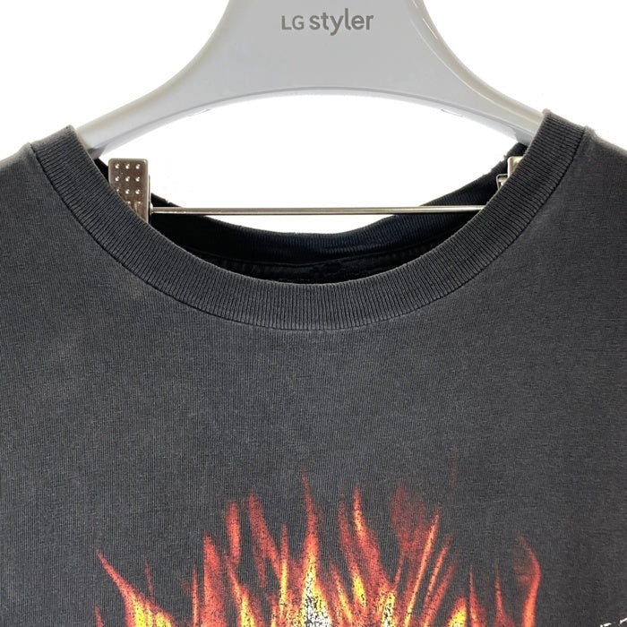 Harley-Davidson ハーレーダビッドソン USA製 フレイムロゴ TRIPP'S AMARILLO TEXAS Tシャツ フェードブラック sizeXL 瑞穂店