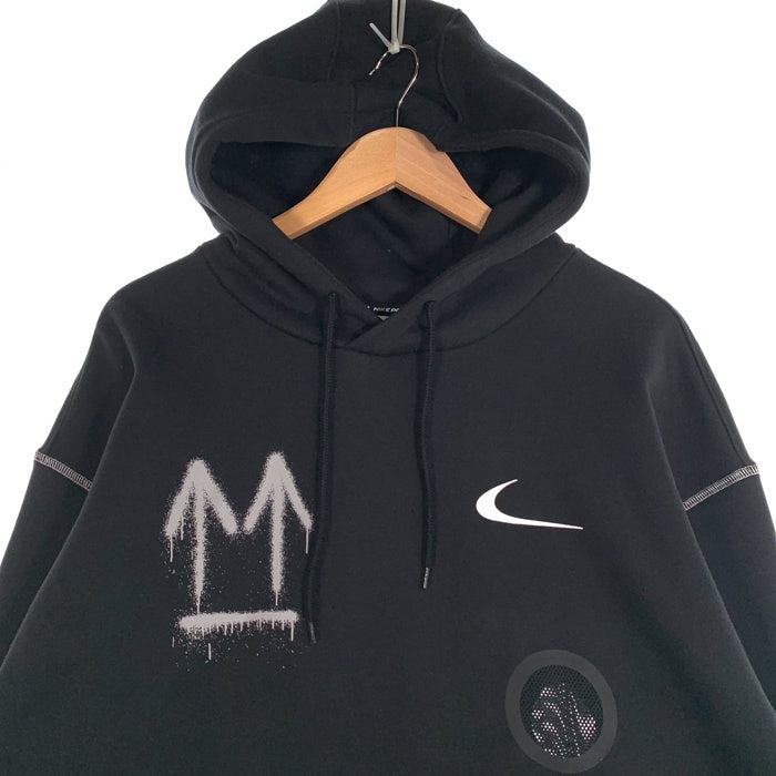 NIKE ナイキ OFF-WHITE オフホワイト M Nrg Ru Hoodie バックスプレーアロープリントパーカー フーディー ブラック CN5640-010 Size L 福生店