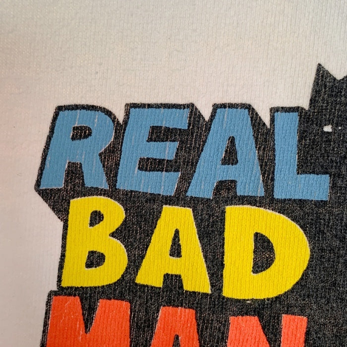REAL BAD MAN リアルバッドマン プリント ロングスリーブTシャツ ホワイト Size M 福生店