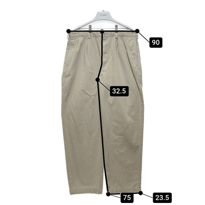 Polo Ralph Lauren ポロラルフローレン USAファブリック ANDREW PANT アンドリュー ツータック チノパンツ ベージュ size36 瑞穂店