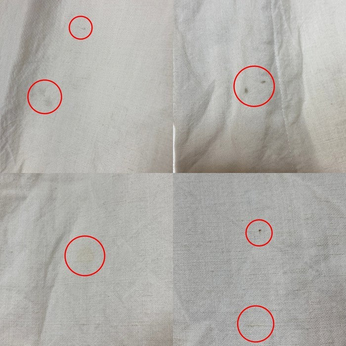 ARTS&SCIENCE アーツアンドサイエンス 0241-L6261-1058 コットン リネン スタンドカラー シャツワンピース ホワイト Size1 瑞穂店