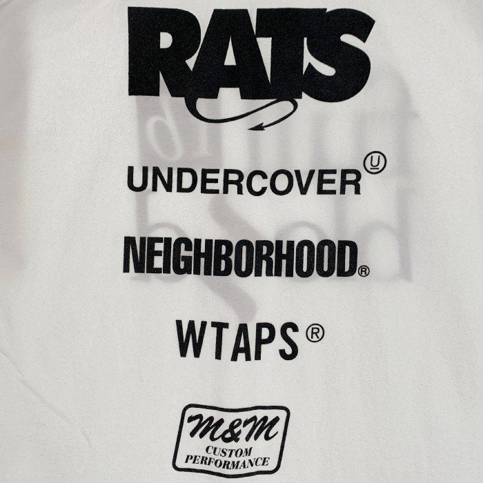 RATS ラッツ Full Blood T-SHIRT プリントTシャツ ホワイト 15周年記念 Size M 福生店