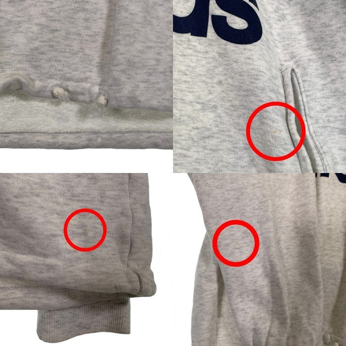 80-90's adidas アディダス トレフォイルプリント プルオーバースウェットパーカー オートミール デサント 日本製 Size L 福生店