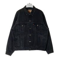 Levi's リーバイス 70507-4159 USA製 90's 後染め ブラックデニム トラッカージャケット Gジャン ブラック sizeL 瑞穂店
