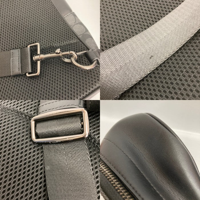 COACH コーチ 2853 モノグラム ワンショルダー ボディバッグ ブラック 瑞穂店